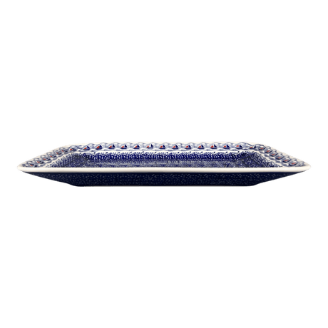 Platter, Rectangular, 14" x 8" in "Smooth Sailing" by Manufaktura | P202T-DPMA