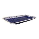 Platter, Rectangular, 14" x 8" in "Smooth Sailing" by Manufaktura | P202T-DPMA