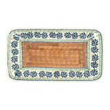 Platter, Rectangular, 14" x 8" in "Jungle Flora" by Manufaktura | P202T-DPZG