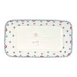 Platter, Rectangular, 14" x 8" in "Red Bird" by Manufaktura | P202T-GILE