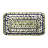 Platter, Rectangular, 14" x 8" in "Riverbank" by Manufaktura | P202T-MC15