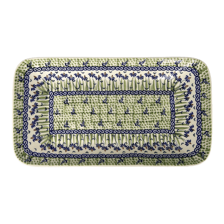 Platter, Rectangular, 14" x 8" in "Riverbank" by Manufaktura | P202T-MC15