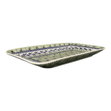 Platter, Rectangular, 14" x 8" in "Riverbank" by Manufaktura | P202T-MC15