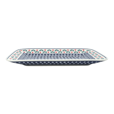 Platter, Rectangular, 14" x 8" in "Holiday Cheer" by Manufaktura | P202T-NOS2