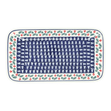 Platter, Rectangular, 14" x 8" in "Holiday Cheer" by Manufaktura | P202T-NOS2