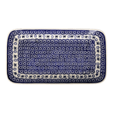 Platter, Rectangular, 14" x 8" in "Butterfly Border" by Manufaktura | P202T-P249