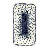 Platter, Rectangular, 14" x 8" in "Snowy Pines" by Manufaktura | P202T-U22