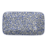 Platter, Rectangular, 14" x 8" in "English Blue" by Manufaktura | P202U-AS53