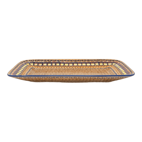 Platter, Rectangular, 14" x 8" in "Desert Sunrise" by Manufaktura | P202U-KLJ
