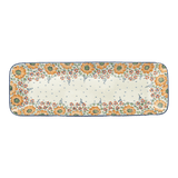 Platter, Rectangular, Long, 19.5" x 6.75" in "Autumn Harvest" by Manufaktura | P204S-LB