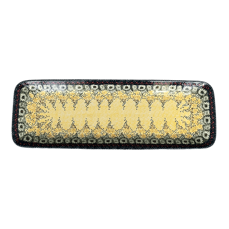 Platter, Rectangular, Long, 19.5" x 6.75" in "Sunshine Grotto" by Manufaktura | P204S-WK52