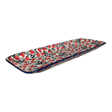 Platter, Rectangular, Long, 19.5" x 6.75" in "Strawberry Fields" by Manufaktura | P204U-AS59