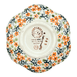 Bowl, Scalloped, Shallow, 4.25", (P205) in "Peach Blossoms" by Manufaktura | P205S-AS46