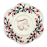 Bowl, Scalloped, Shallow, 4.25", (P205) in "Cherry Blossoms" by Manufaktura | P205S-DPGJ
