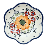Bowl, Scalloped, Shallow, 4.25", (P205) in "Autumn Harvest" by Manufaktura | P205S-LB