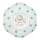 Bowl, Scalloped, Shallow, 4.25", (P205) in "Daisy Bouquet" by Manufaktura | P205S-TAB3