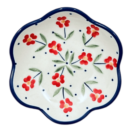 Bowl, Scalloped, Shallow, 4.25", (P205) in "Simply Beautiful" by Manufaktura | P205T-AC61