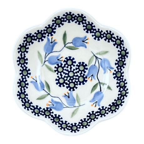 Bowl, Scalloped, Shallow, 4.25", (P205) in "Lily of the Valley" by Manufaktura | P205T-ASD