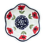 Bowl, Scalloped, Shallow, 4.25", (P205) in "Poppy Garden" by Manufaktura | P205T-EJ01