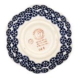 Bowl, Scalloped, Shallow, 4.25", (P205) in "Holly In Bloom" by Manufaktura | P205T-IN13