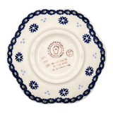 Bowl, Scalloped, Shallow, 4.25", (P205) in "Snowy Pines" by Manufaktura | P205T-U22