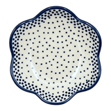Bowl, Scalloped, Shallow, 4.25", (P205) in "Misty Blue" by Manufaktura | P205U-61A