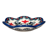 Bowl, Scalloped, Shallow, 4.25", (P205) in "Scandinavian Scarlet" by Manufaktura | P205U-P295