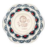 Bowl, Scalloped, Shallow, 4.25", (P205) in "Scandinavian Scarlet" by Manufaktura | P205U-P295