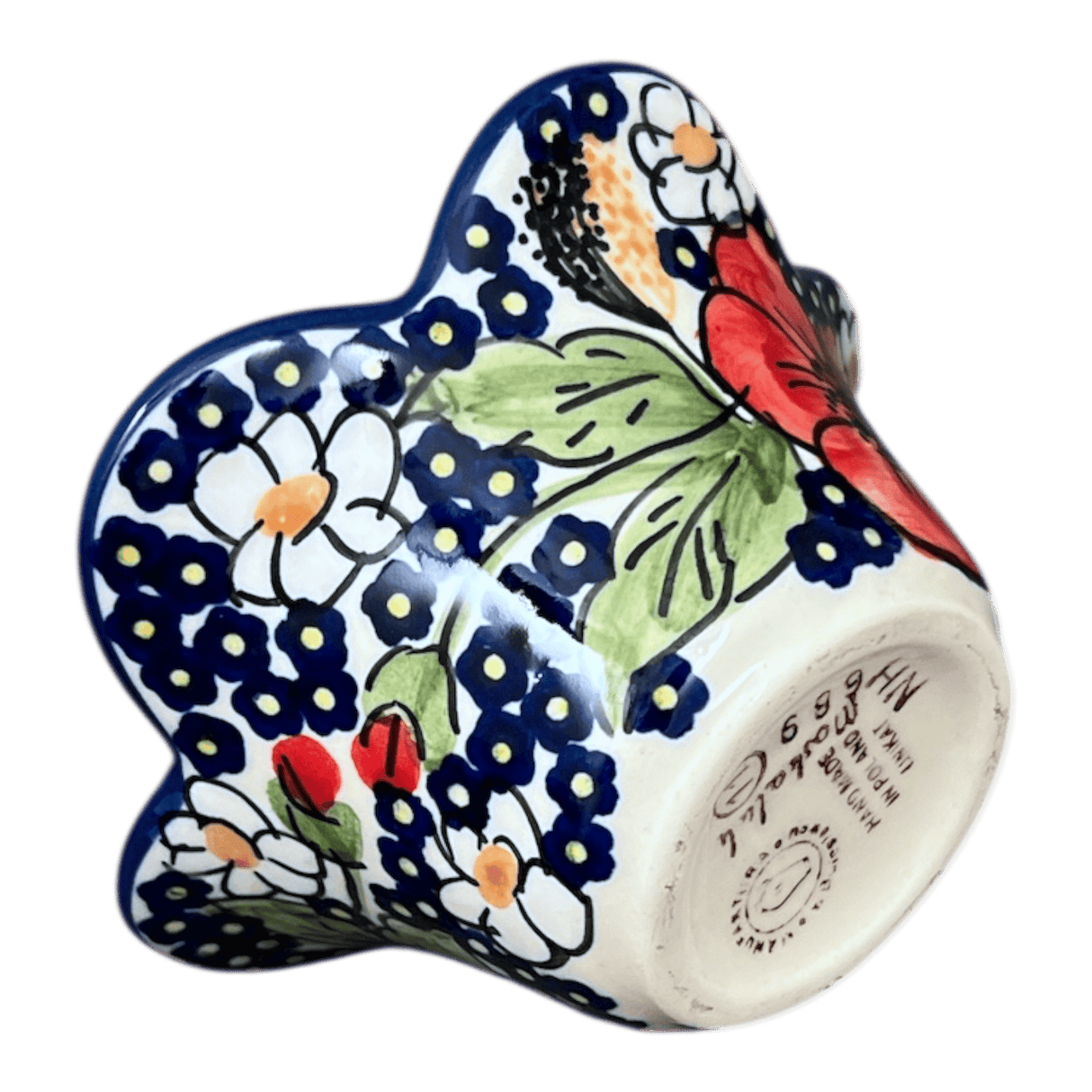 Bowl, Scalloped, 2" in "Poppies & Posies" by Manufaktura | P206S-IM02