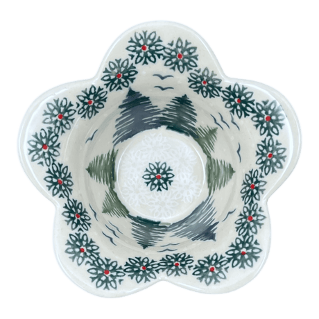 Bowl, Scalloped, 2" in "Pine Forest" by Manufaktura | P206S-PS29