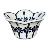 Bowl, Scalloped, 2" in "Floral Peacock" by Manufaktura | P206T-54KK
