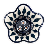 Bowl, Scalloped, 2" in "Peacock" by Manufaktura | P206T-54