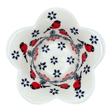 Bowl, Scalloped, 2" in "Red Bird" by Manufaktura | P206T-GILE