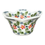 Bowl, Scalloped, 2" in "Holly In Bloom" by Manufaktura | P206T-IN13