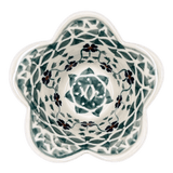 Bowl, Scalloped, 2" in "Woven Pansies" by Manufaktura | P206T-RV