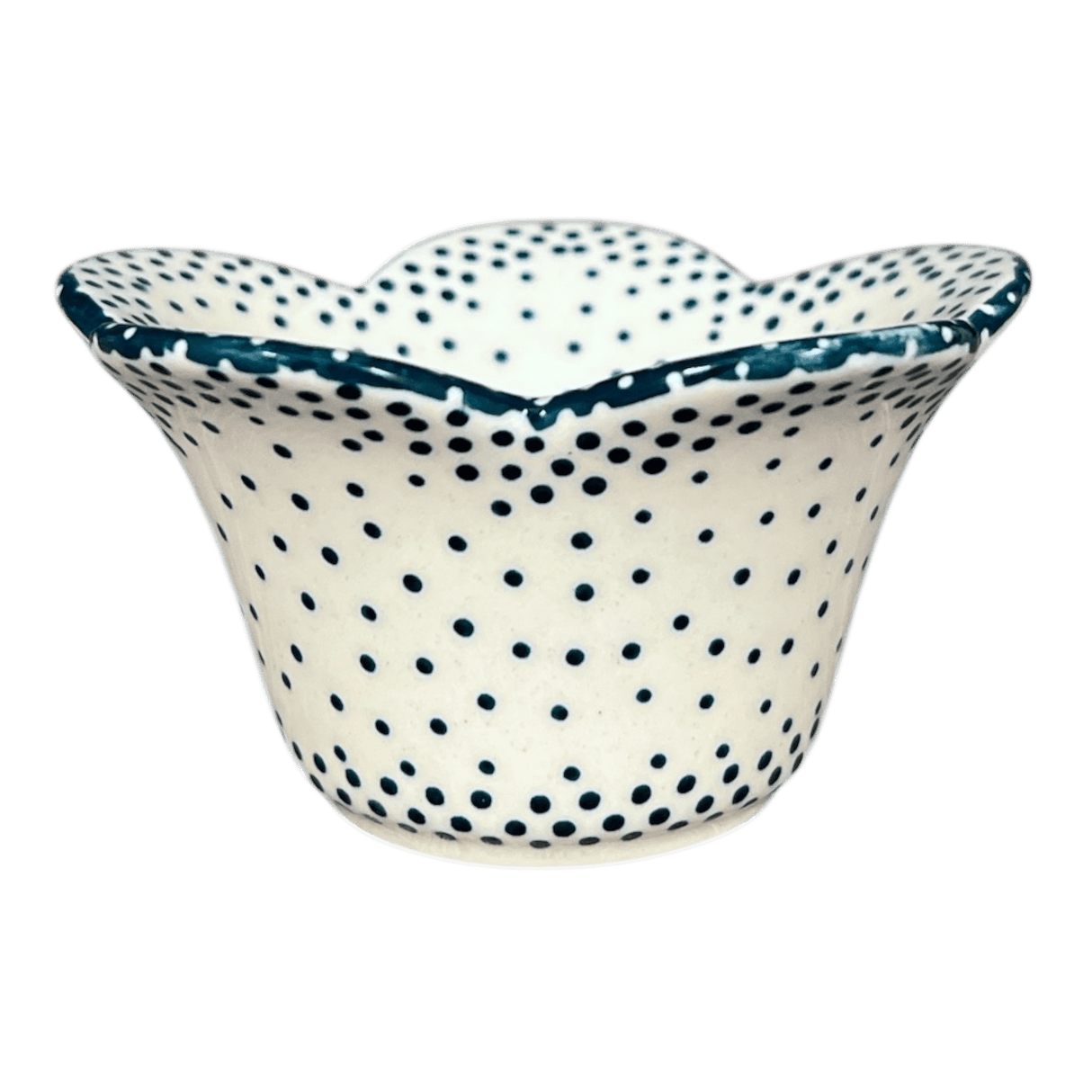 Bowl, Scalloped, 2" in "Misty Green" by Manufaktura | P206U-61Z