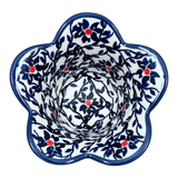 Bowl, Scalloped, 2" in "Blue Canopy" by Manufaktura | P206U-IS04