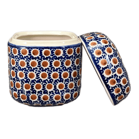 Polish Pottery Toothbrush Holder (Chocolate Drop) | P213T-55 Additional Image at PolishPotteryOutlet.com