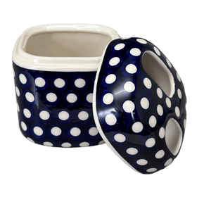 Polish Pottery Toothbrush Holder (Hello Dotty) | P213T-9 Additional Image at PolishPotteryOutlet.com