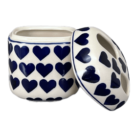 Polish Pottery Toothbrush Holder (Whole Hearted) | P213T-SEDU Additional Image at PolishPotteryOutlet.com