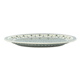 Platter, Serving, Oval, 16.5" x 13.75" in "Woven Pansies" by Manufaktura | P218T-RV