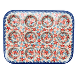 Muffin Pan, 12 Cup Mini in "Meadow in Bloom" by Andy | NDA169-A54