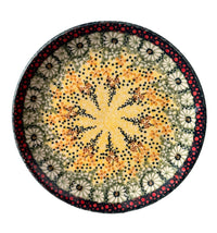 A picture of a Polish Pottery 7.25" Dessert Plate (Sunshine Grotto) | T131S-WK52 as shown at PolishPotteryOutlet.com/products/725-dessert-plate-sunshine-grotto