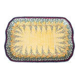 Platter, Rectangular, 11.5" x 17" in "Sunshine Grotto" by Manufaktura | P158S-WK52