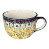 Polish Pottery Latte Cup (Sunshine Grotto) | F044S-WK52 at PolishPotteryOutlet.com