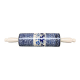 Rolling Pin, 14.25" in "Blue Life" by Manufaktura | W012S-EO39