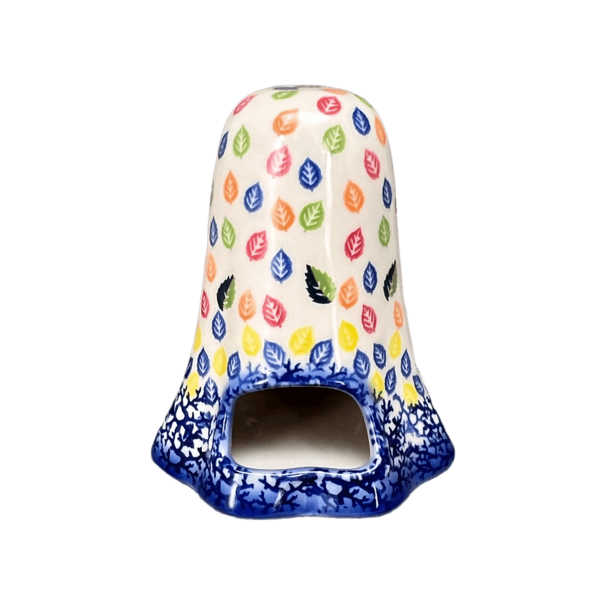 Luminary, Ghost, 5.25" in "Rainbow Leaves" by Galia | GAD46-PL1