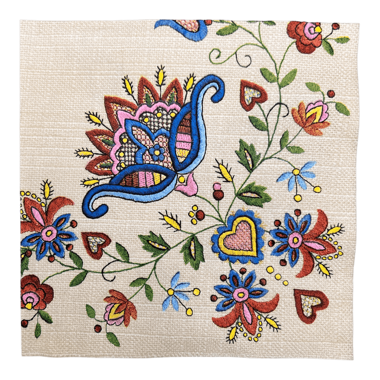 Dinner Napkins in "Folk Art" by MAKI | NAPKIN-FOLKART