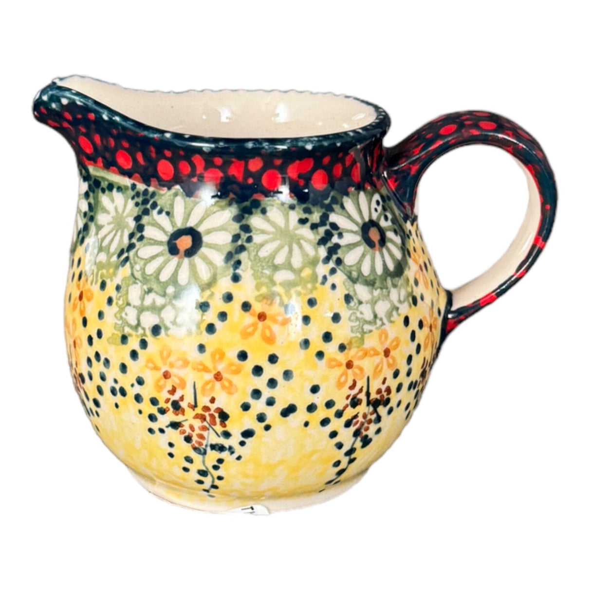 Creamer, The Cream of Creamers-"Basia", 6.5 oz in "Sunshine Grotto" by Manufaktura | D019S-WK52