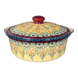 Baker, Round, with Lid, Deep, 8" in "Sunshine Grotto" by Manufaktura | Z128S-WK52